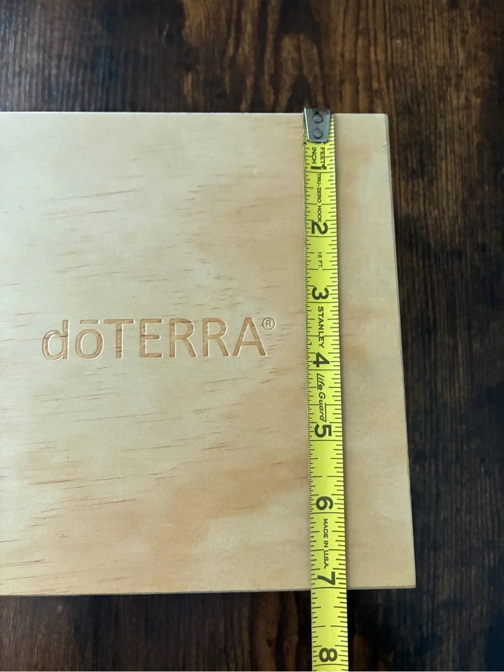dōTERRA Wooden Storage Box in Light Natural Finish